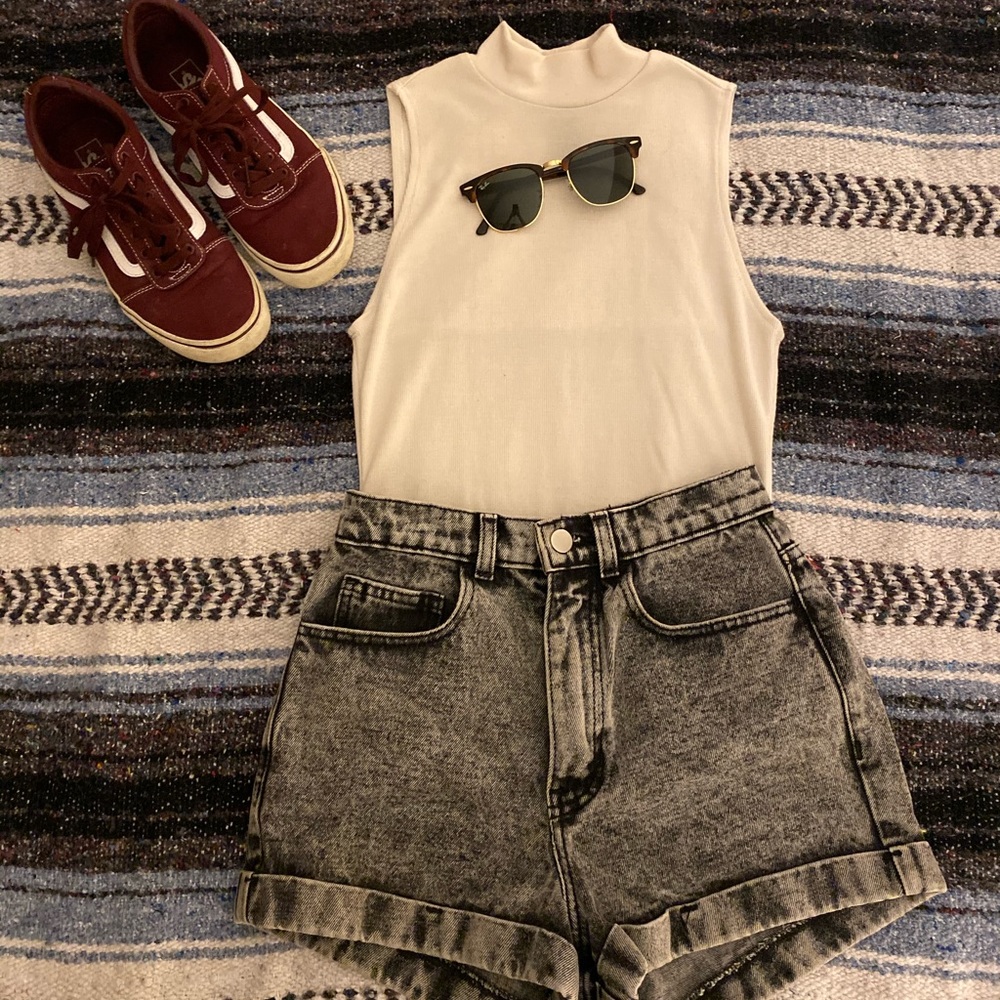 Cream Turtleneck Bodysuit